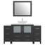  Ensemble de meuble-lavabo simple 60 "avec miroir 60"-27042753