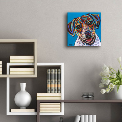 'Dog Besties 1 ' by Carolee Vitaletti Acrylic Glass Wall Art