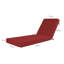 Coussin de patio extérieur imperméable 72 po x 21 po x 3 po avec rembourrage en mousse haute densité