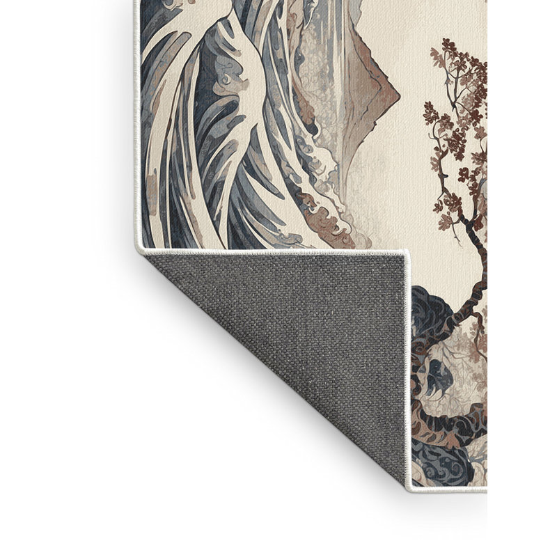 Petal Currents Rug, Square 8'
