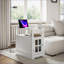 Table basse Farmhouse Ensemble de tables de bout avec rangement dissimulé, assemblage facile