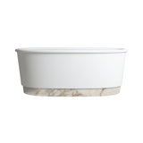 Holiday 69.25'' L Freestanding Soaking Bathtub