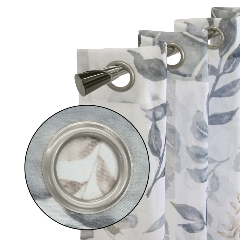 Rideau en polyester, L 52 po x L 84 po