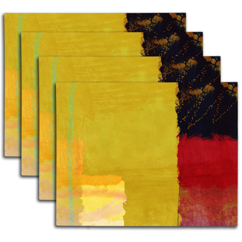 Napperon abstrait en polyester