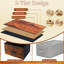 Commode de rangement 4 tiroirs en tissu