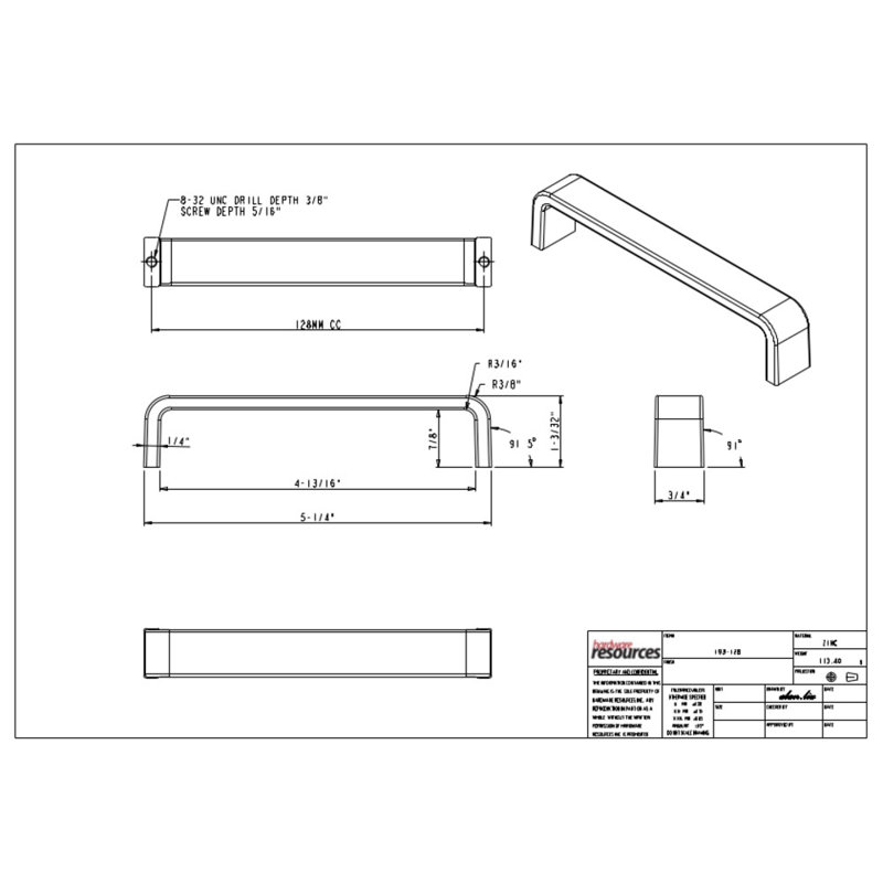 Asher 5 1/16" Center to Center Bar Pull, Satin Nickel