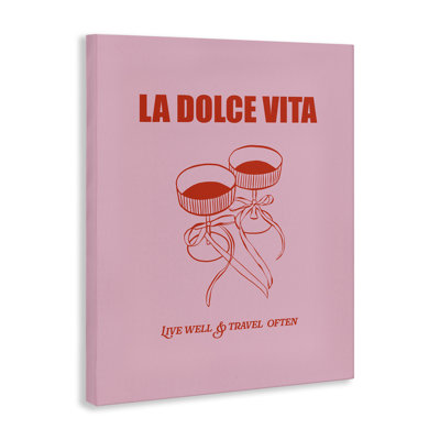  Art mural sur toile Live Well & Travel souvent par House of Lulu