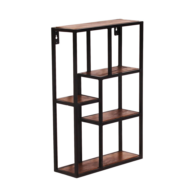 D 4 Piece Mango Solid Wood Accent Shelf