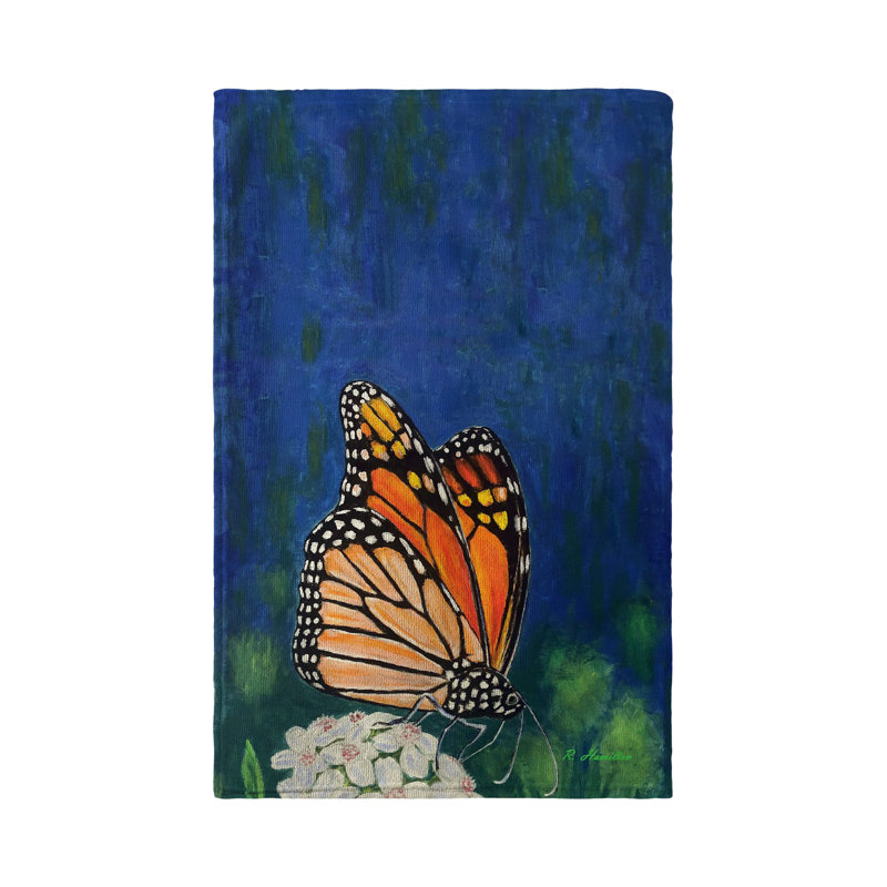 Torchon Monarch and Flower