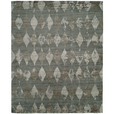 Lohman Geometric Area Rug in Gray