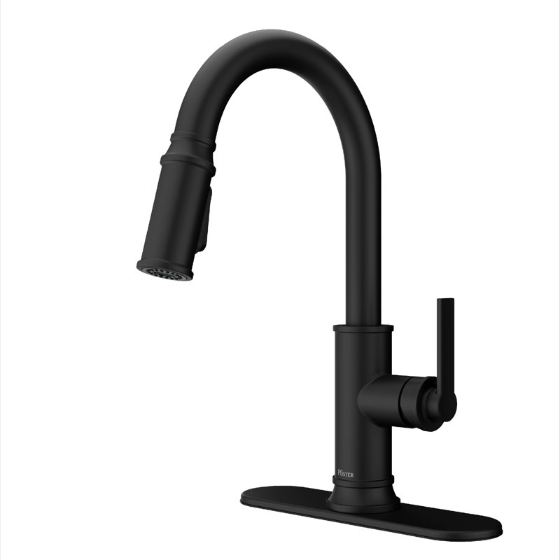 Colfax Pulldown Kitchen Faucet in Matte Black, Matte Black