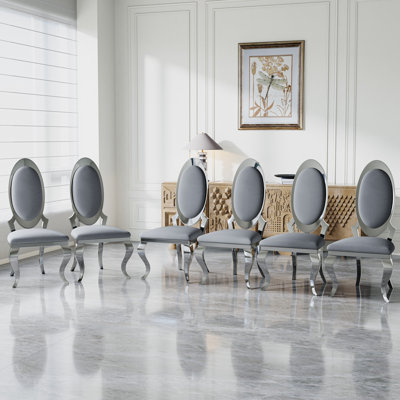 Modern Metal Legs Side Chairs Dining Chair
