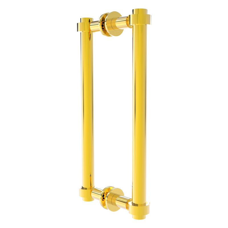 Polished Brass Contemporary Shower Door Pull Handle