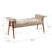Jacorian Polyester Upholstered Bench