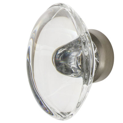 Nostalgic Warehouse Oval Clear Crystal 1 3/4" Cabinet Knob