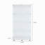 Vitrine lumineuse en verre à deux portes avec 4 tablettes-706121006