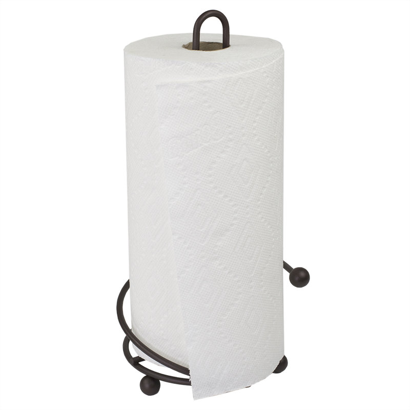 Porte-serviettes de papier, Bronze, H 13,5 po x l 7 po x P 6,5 po