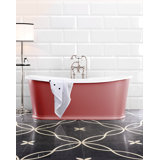 Regal Colors 71.62'' L Freestanding Soaking Bathtub