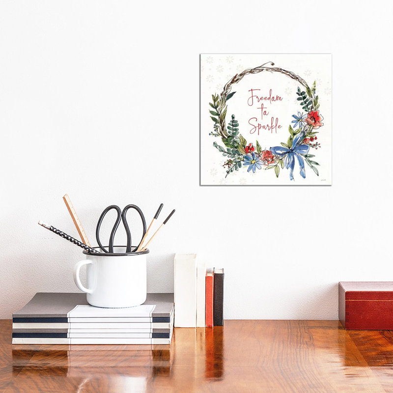 Americana Mood VII by Anne Tavoletti - Wrapped Canvas Print, 30.48cm H x 30.48cm W