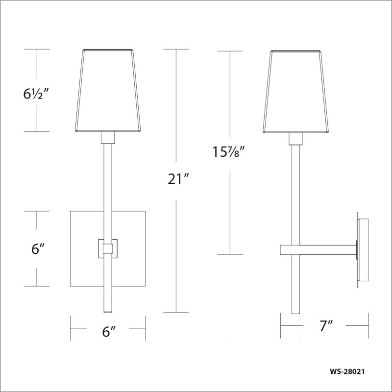 LED Wallchiere, Brushed Nickel