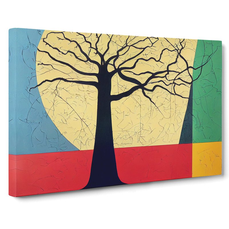 Majestic Abstract Tree - Wrapped Canvas Print