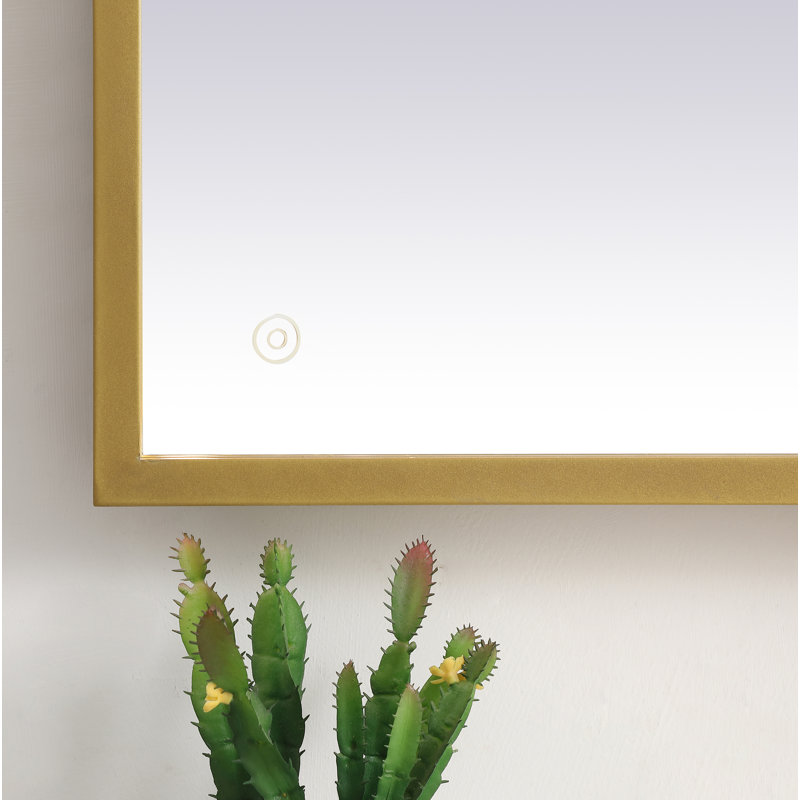 Miroir Piche, Laiton, 24 po x 36 po