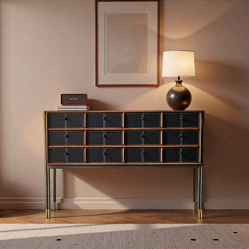 Buffet multi-tiroirs de style rétro