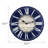 Distressed Old Town 15.75" Analog Quartz Engraved Shiplap Farmhouse Wood Wall Clock