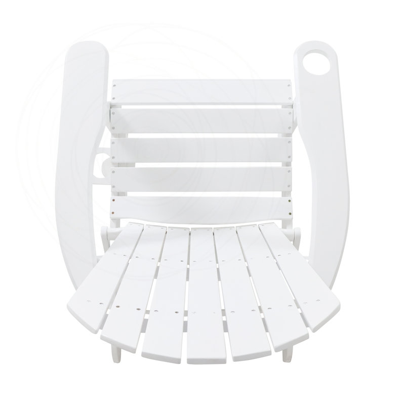 Chaise Adirondack pliante Bellwood avec porte-gobelets