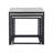 Isberga Marble Top Metal 3-Tier Nesting Tables