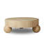 Raul Coffee Table 42"-American White Oak Veneer-1542552095