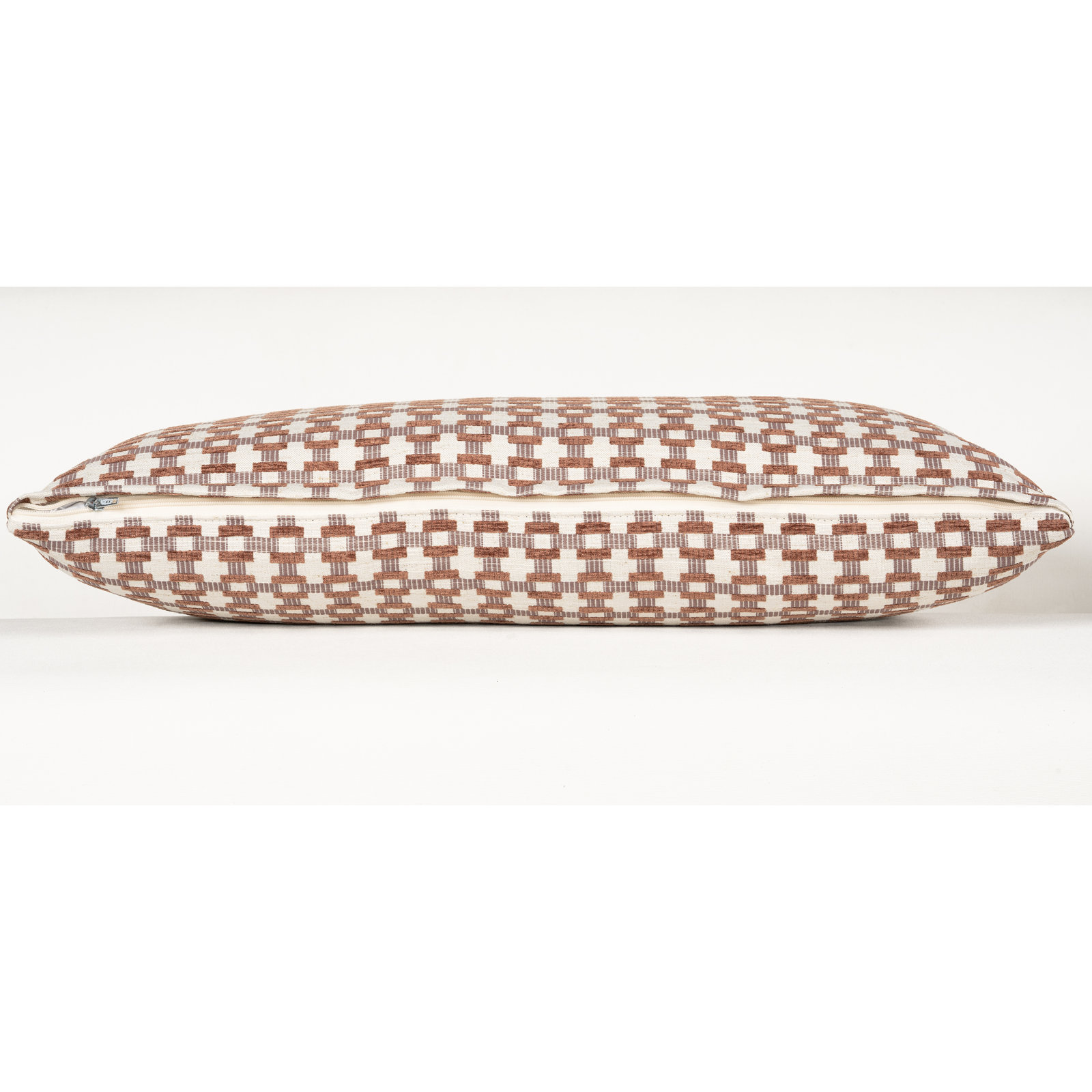 Birch Lane Stride Throw Pillow Lumbar, Purple Geometric, Feather