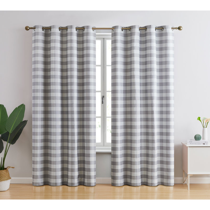 Belmoor Curtain Pair, 52" W x 96" L, Dove Gray