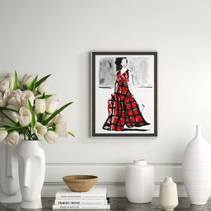 Allure 2' Framed Print on Glass