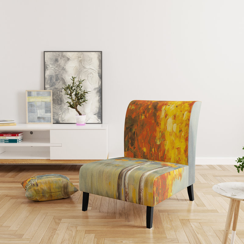 Fauteuil de chambre rembourré Autumn Landscape - Farmhouse