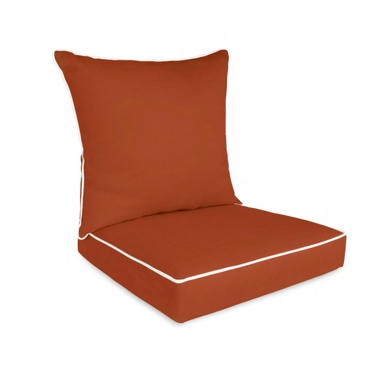 Wendin Outdoor 4.5'' Adirondack Chair Seat Cushion, Burnt Orange