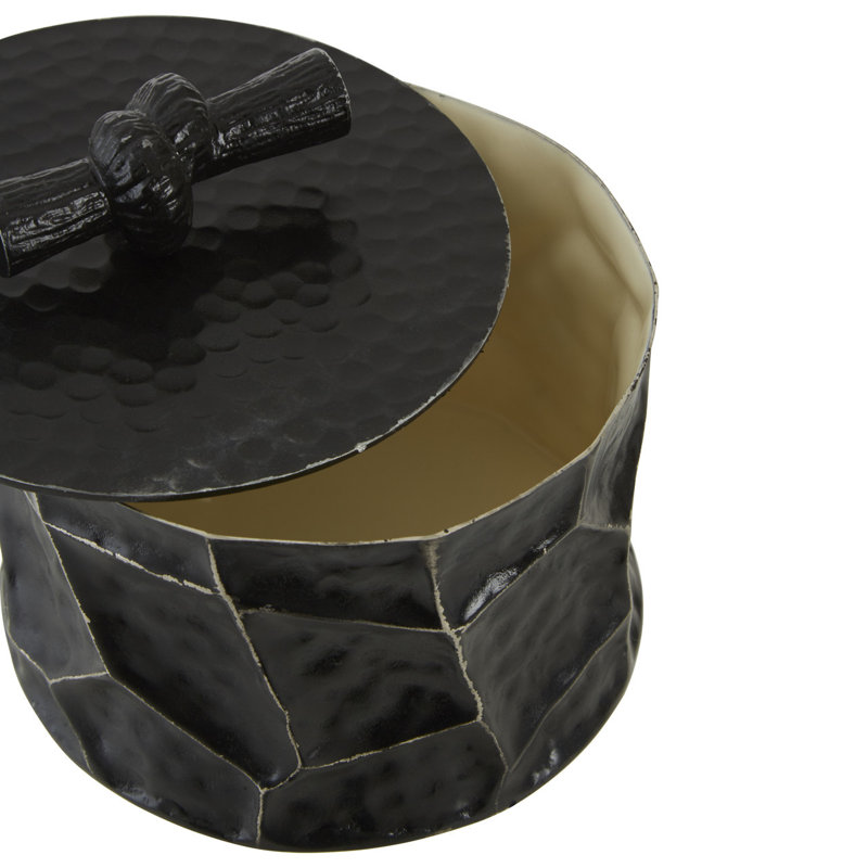 Anyelo Handmade Metal Decorative Box, 11cm H x 12cm W x 12cm D