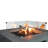 Abigale Square Propane Fire Pit Table-856668090