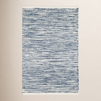 Tideline Navy Handwoven Indoor/Outdoor Rug