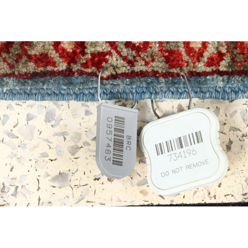 Wool Oriental Area Rug in Navy