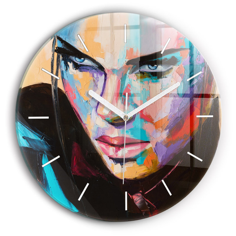 Glass Wall Clock