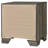 Funston Brown Oak 2-Drawer Nightstand Bedside Table