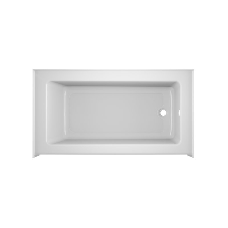SIGNATURE® Low-Profile 17" 6032 Skirted Soaking RH White, Right