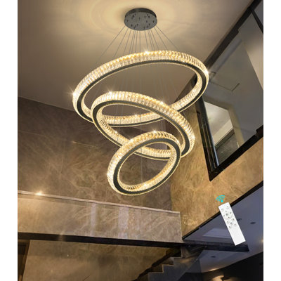 Lustre moderne à lumière DEL