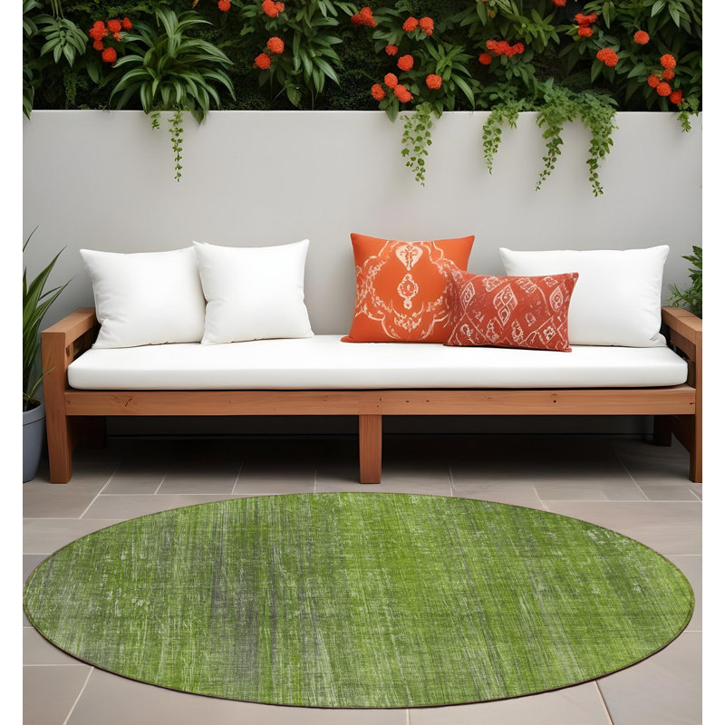 Tapis d'intérieur rond 8 po
