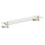 Flara Wide Mounted Glass Bathroom Wall Shelf-1457521001