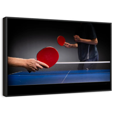 " Table Tennis Match Wall Art "