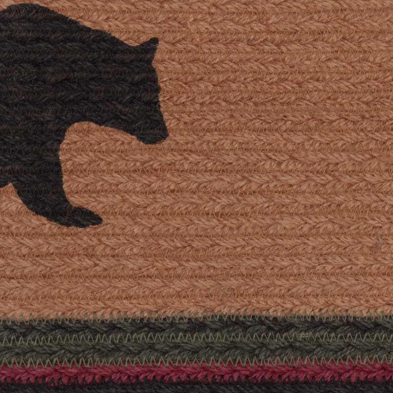 Tapis d'escalier Wyatt au poil brun / noir