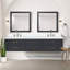 Meuble-lavabo double 84 po X P 22 po D, avec plateau en quartz blanc-958862464-958862467-958862526