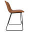 Melendy Upholstered Counter Stool with Metal Frame